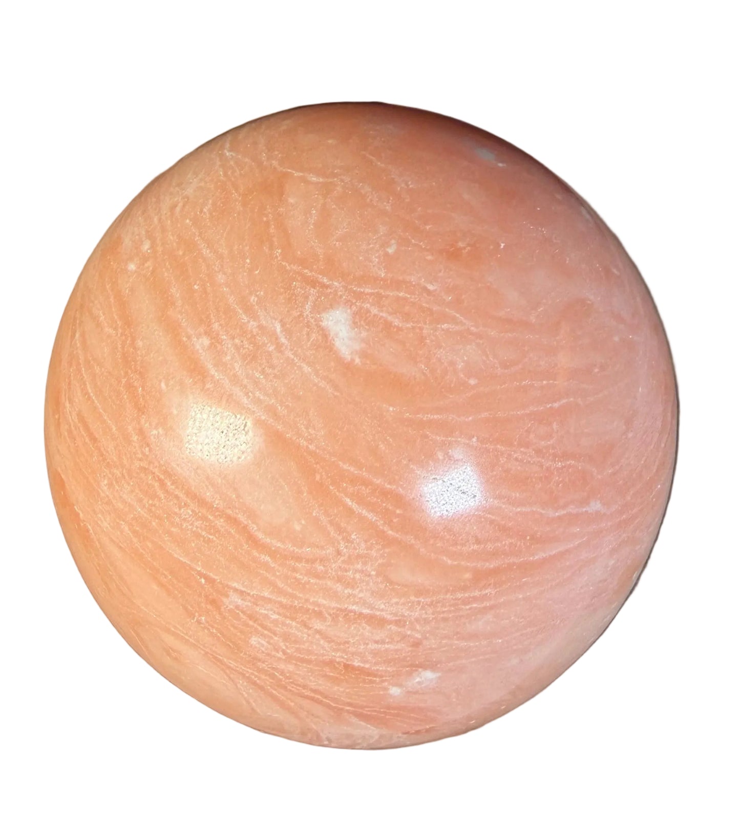 Celestine Sphere — Light Orange Calcite